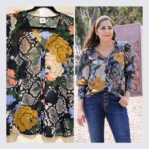 cabi Snake Charmer Blouse
